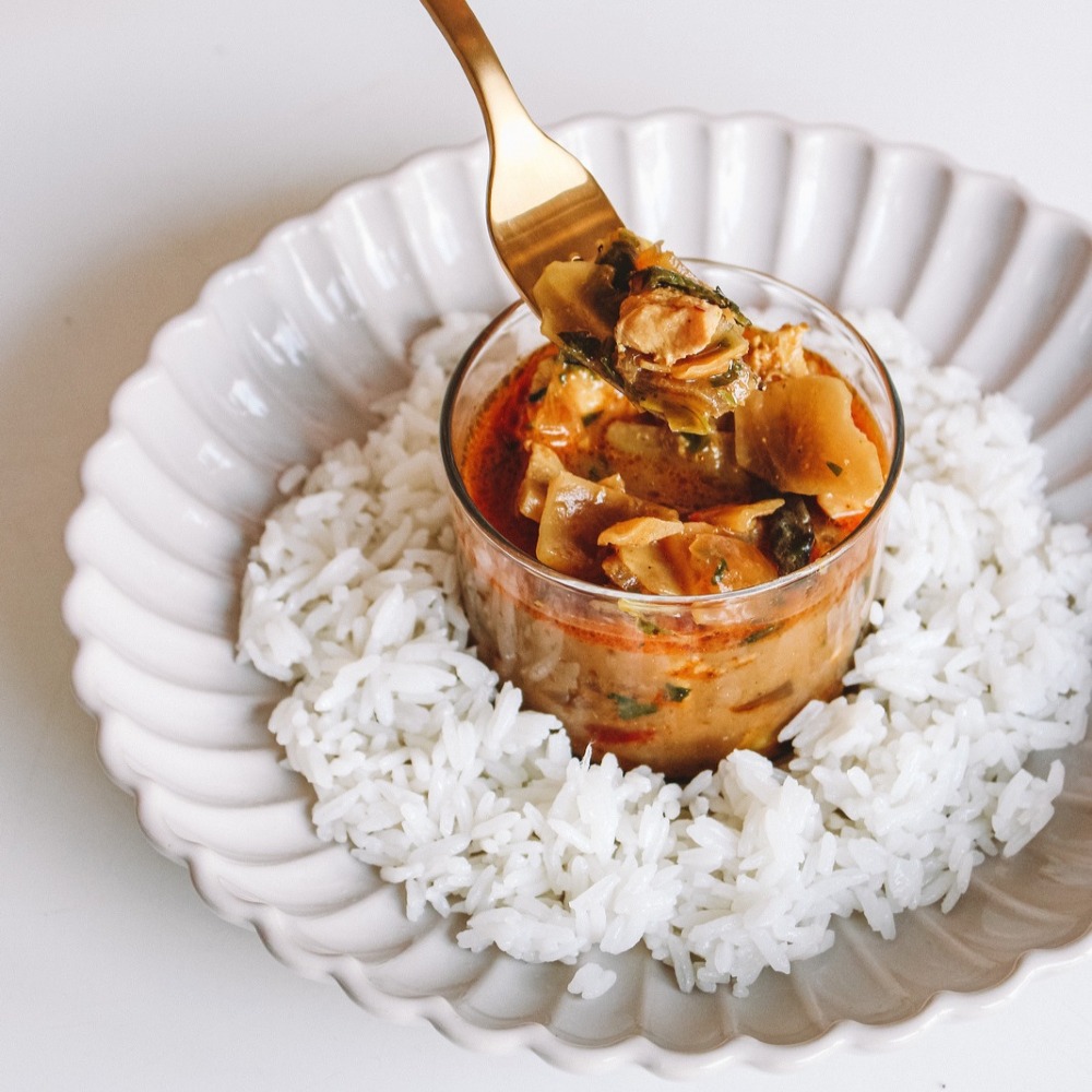 Currys csirkemell, rizs
